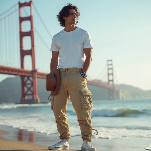 Heavy-Duty Cargo Pants - Picture 1 of 6